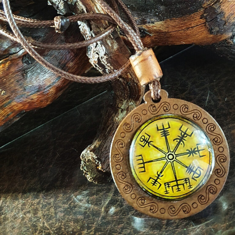 STEELWOLF_Sárkány DZI gyöngyös férfi bőr nyaklánc