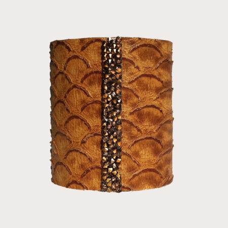 kroko mandzsetta bőr karkötő