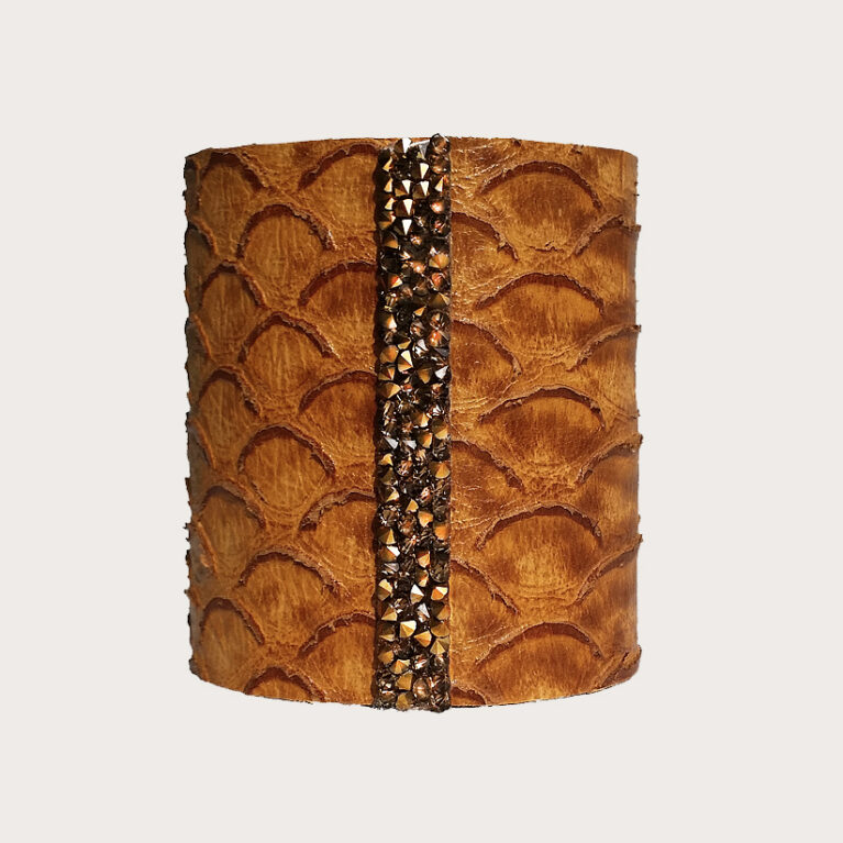 kroko mandzsetta bőr karkötő