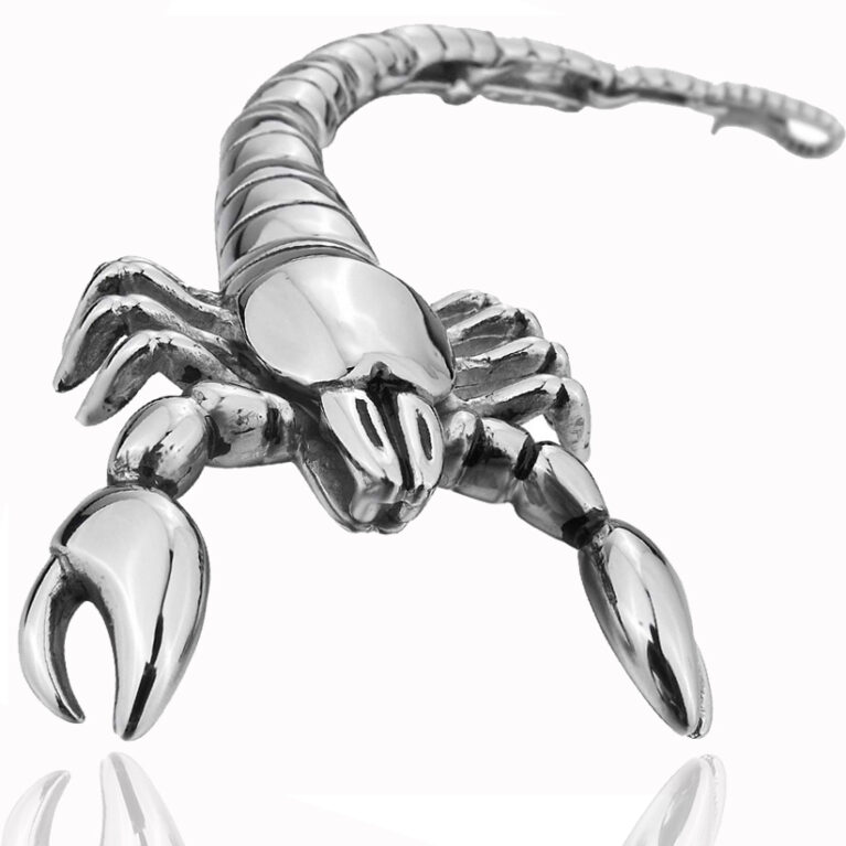 Nemesacél skorpió karkötő