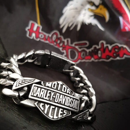 Harley bikers férfi nemesacél karkötő