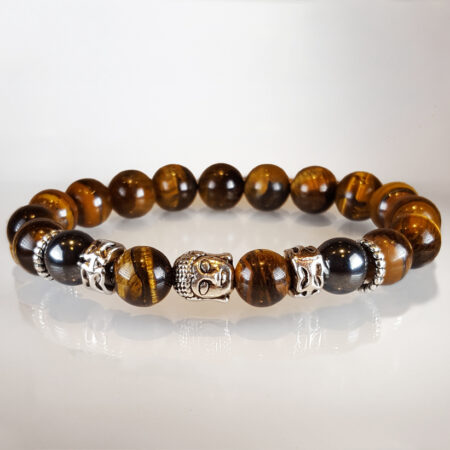 Buddha tigrisszem - ónix karkötő